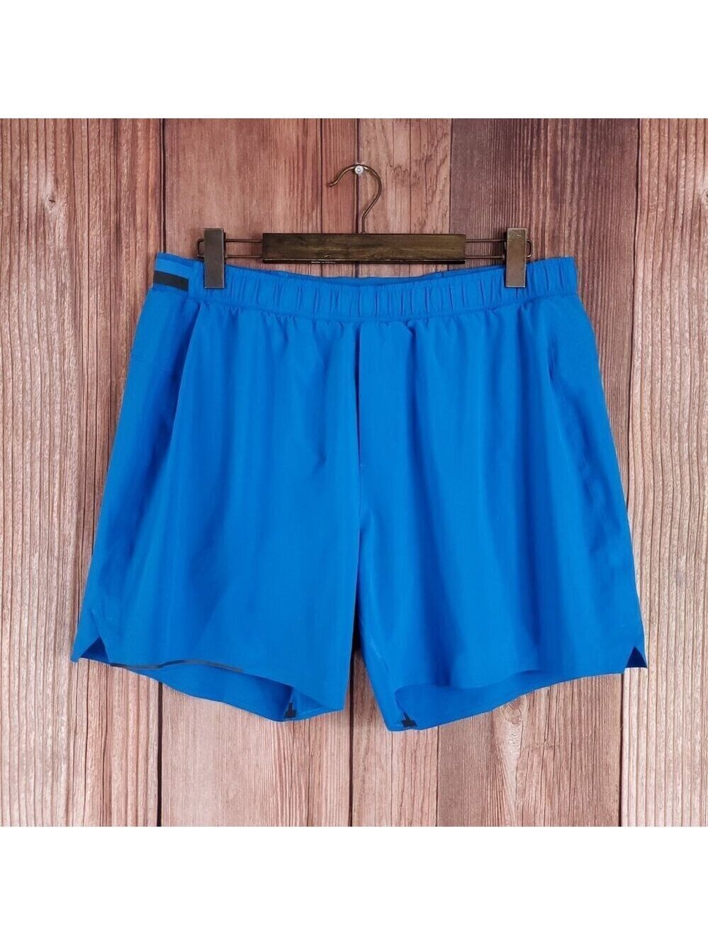 Lululemon Mens Size XXL Surge 6" Inseam Lined Shorts Blue Athletic Athleisure
